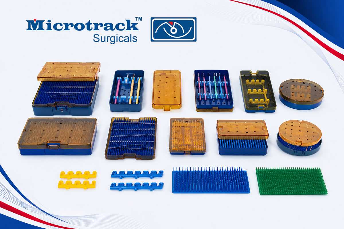 Bandejas y contenedores de esterilización en polímero Microtrack