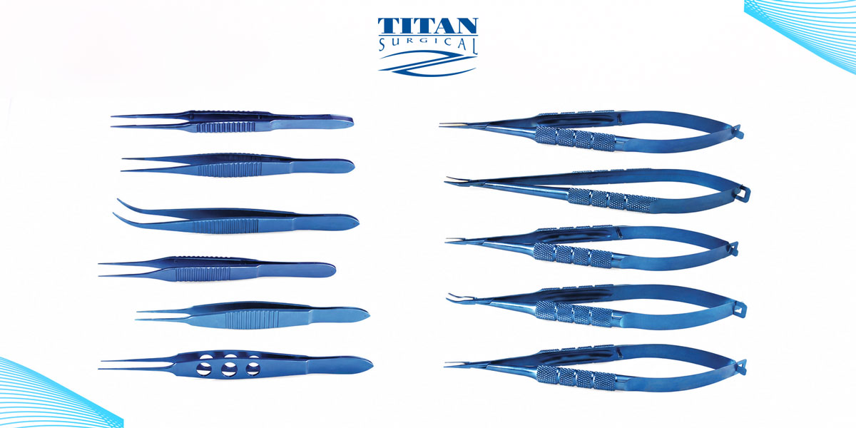 Instrumental quirúrgico de titanio Titan Surgical para microcirugía